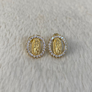 Virgen de Guadalupe earrings (OVAL)