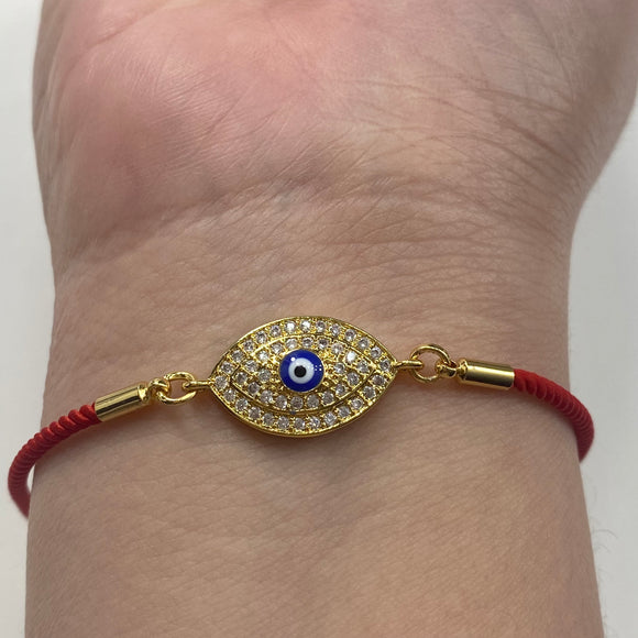 Red string Evil eye bracelet