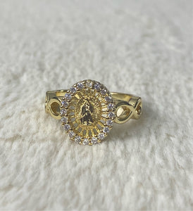 Infinity Virgen de Guadalupe ring