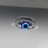 Acrylic Evil Eye ring